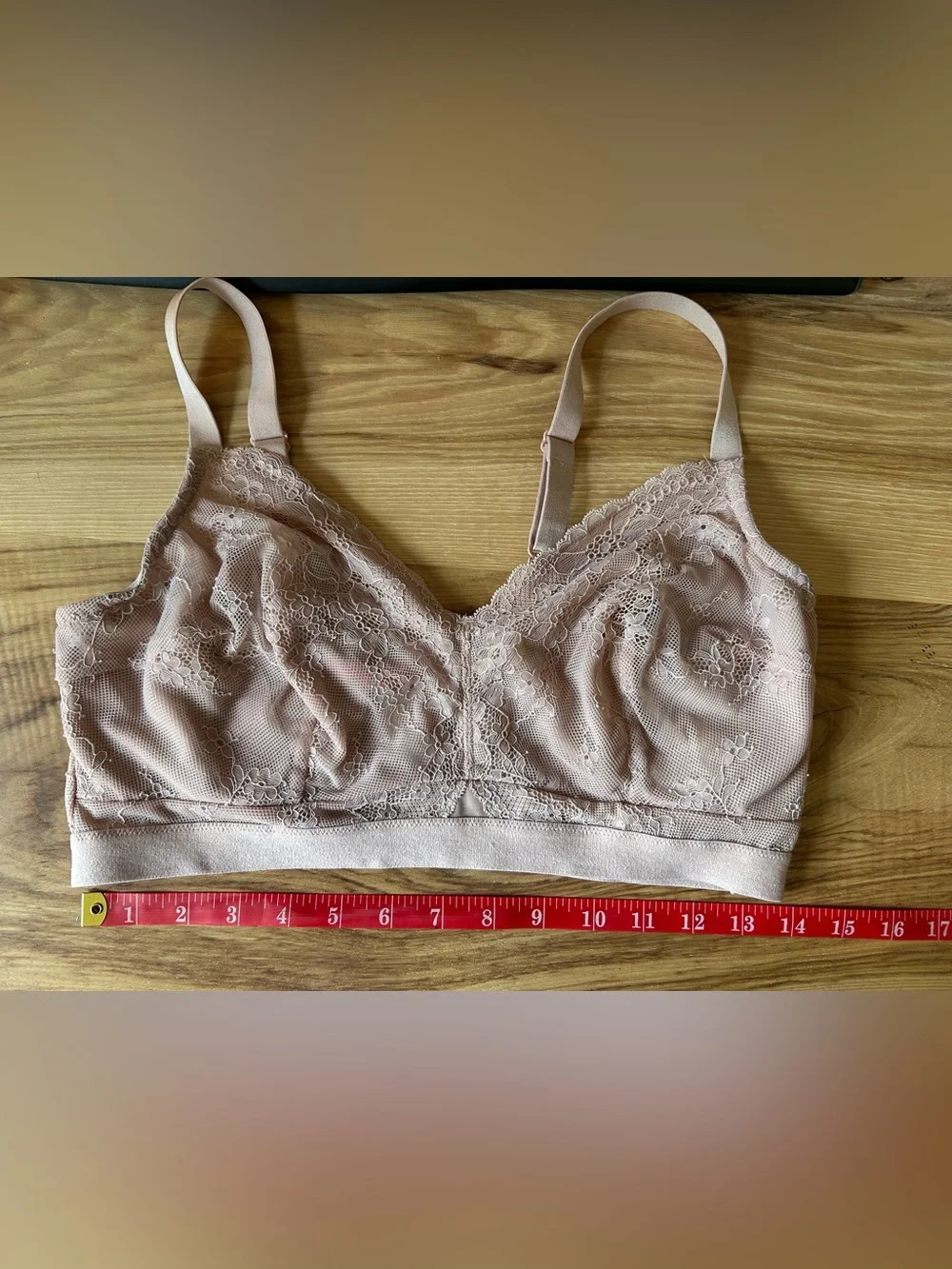 SPANX Lace Soft Bralette in Pale Blush